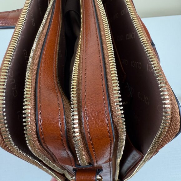 Like New CLUCI women's leather breifcase - Picture 15 of 16